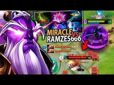 RAMZES666 drops his Items to MIRACLE void spirit — 7.33c