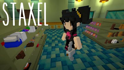 STAXEL! EP.2 Building The Barn!