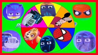 Superhero vs Villain Game - Paw Patrol, Mashems, Spiderman, Captain Hook Surprise Toys