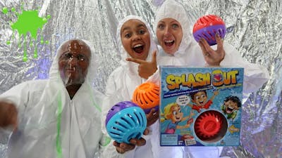 SPLASH OUT SLIME TOY CHALLENGE GAME!!