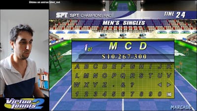 Virtua Tennis 2 (Dreamcast) - Rafter 10.000.000 $ Arcade run - 1CC