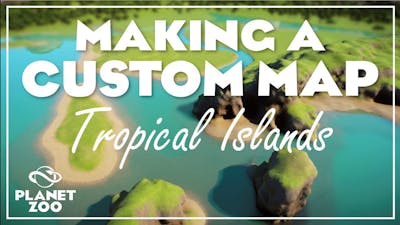 Making a Custom Tropical Map (timelapse) | Planet Zoo Southeast Asia Animal Pack