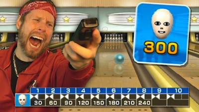 Attempting to bowl a PERFECT GAME on Wii Sports Bowling