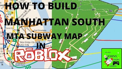 Johny Builds MTA South Manhattan In Toy Subway Train Simulator Toy Tycoon Roblox