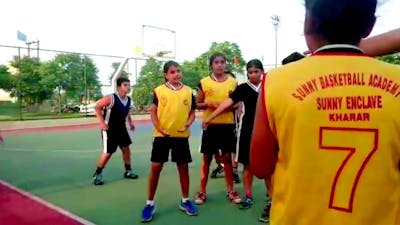 Basketball Match Kids