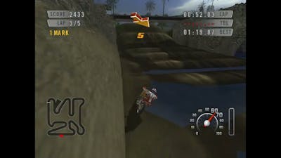 MX vs. ATV Unleashed Keweni Falls (500cc) Race (6m 33.15s) + FL (1m 18.03s)