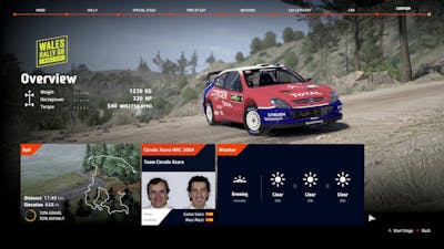 WRC 10 - Wales Rally GB - Dyfi - Carlos Sainz - (Chase Camera)