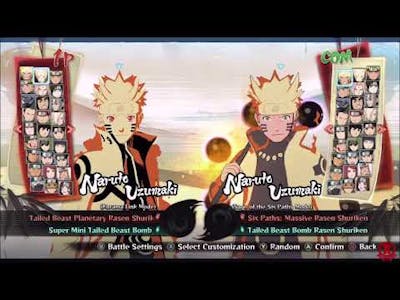 Naruto Shippuden Ultimate Ninja Storm 4 | All characters + DLC