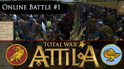 Total War Attila - #1 Online Battle - WRE vs Caledonians