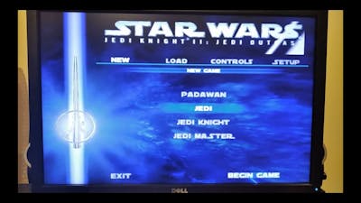 Star Wars Jedi Knight II: Jedi Outcast on real Amiga PPC (beta1 for WOS)