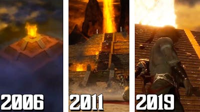 All Armageddon Pyramid Fight Scenes Comparision (2006-2019) | Mortal Kombat