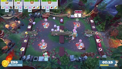 Overcooked 2: Campfire Cook Off, Level 3-3, 2 Players, 4 Stars (1015)