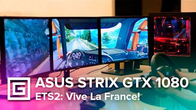Euro Truck Simulator 2: Vive la France - Triple Display Setup