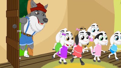 Adisebaba Kids Stories - Animals - Episode 15 : WOLF AND THE SEVEN LITTLE GOATS