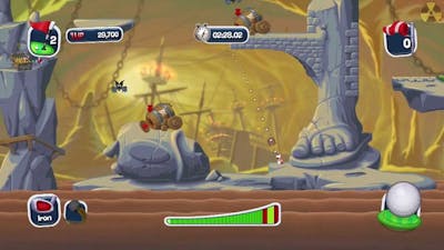Worms Crazy Golf: 11/18 - Pirate Cavern (Holes 13-15)