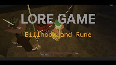 LORE GAME - Billhook Weapon with Rune