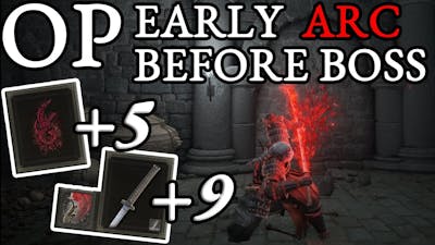 Elden Ring - How to OP Early Arcane Bloody Samurai Build