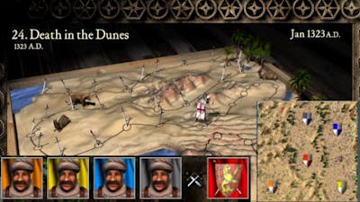 24. Death in the Dunes, Stronghold Crusader  Trail, || Game/ゲーム/Permainan