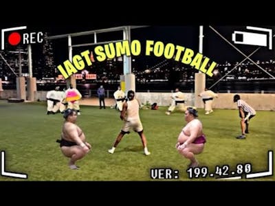 WE GOT SUMO SUITS AND PLAYED A FOOTBALL GAME (IAGT)