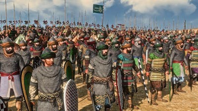 Crusaders Vs Saracens | 20,000 Unit Cinematic Siege Battle | Total War Medieval Kingdoms