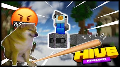 😂Hive Skywars Funny Moments | BRUH