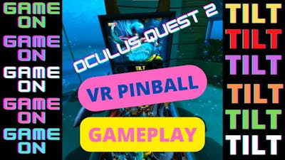 Deep sea VR pinball gameplay Oculus Quest 2