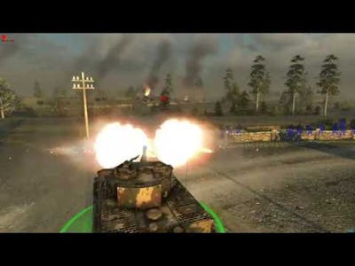 Tiger tank Aka M4 Sherman can opener... Men of war: assault squad 2 Robz mod