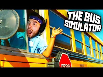 KingWoolz Plays THE BUS SIMULATOR!! (Professional Gamer Best Driver)