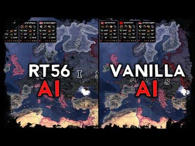 [HoI4] Road to 56 Mod AI vs Vanilla AI [36-45]