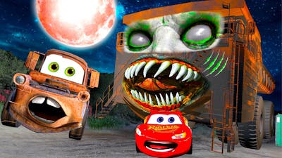 Lightning McQueen and MATER vs ZOMBIE №5 Pixar cars zombie apocalypse in  BeamNG.drive