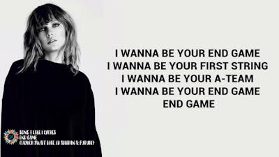 (Lyrics) Taylor Swift - End Game feat. Ed Sheeran  Future