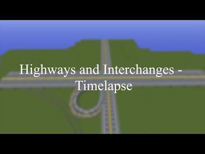 City Build #3 // - // Highways (Minecraft Timelapse)