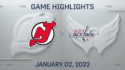 NHL Highlights | Devils vs. Capitals - Jan. 2, 2022