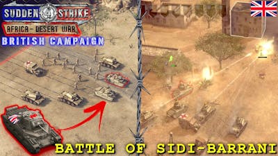 Battle of Sidi-Barrani | Sudden Strike 4: Africa-Desert War DLC | British Campaign | Mission #1