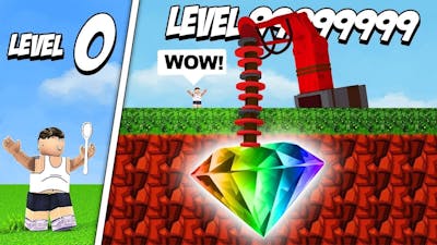 DIGGING LEVEL 9999 DIAMOND in Roblox Dig it!