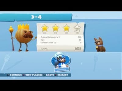 Overcooked 2 - Campfire Cook-Off 3-4 - 4* Single Player
