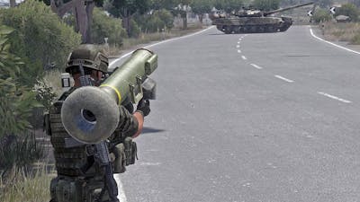 Ukraine Javelin Anti-Tank Missile Destroyed Russian Tank Convoy - Arma 3 Game Military Simulator