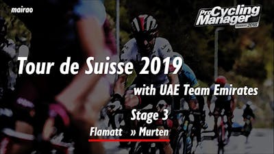 Tour de Suisse 2019 - Stage 3 // Flamatt » Murten // Pro Cycling Manager 2018