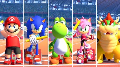 Mario  Sonic at the Olympic Games Tokyo 2020 - 4x100m Relay (All Characters) | JinnaGaming