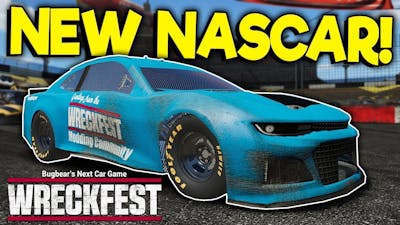 Trying Out the NEW Nascar Stock Car! - Wreckfest Mod Gameplay - Figure 8 Crashes