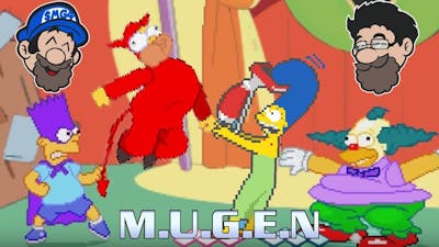 Probably the best fighter pack we&#39;ve played || MUGEN - SIMPSONS PACK