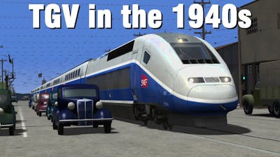 Train Simulator 2017 - TGV on a 1940s Interurban Line