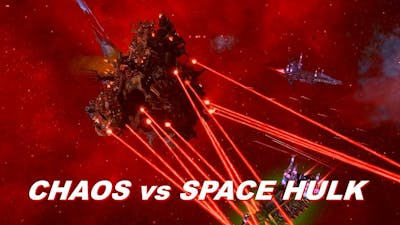Chaos vs Space Hulk! Tzeentch Fleet, Rank 140, Heroic Difficulty, 1500 - Battlefleet Gothic Armada