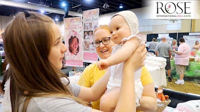 Rose Doll Show 2019 Shopping for Reborns on Our Last Day at the Reborn Doll EXPO