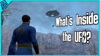 Fallout 4 | What&#39;s Inside The UFO? | Over The Moon Creation Club DLC