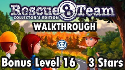 Rescue Team 8 - Collectors Edition - Bonus Level 16 - 3 Stars (Walkthrough)