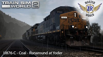 U876-C - Coal - Runaround at Yoder - Sand Patch Grade - AC4400CW - Train Sim World 2