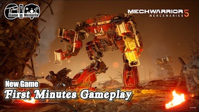 New Game - MechWarrior 5 : Mercenaries - First Minutes Gameplay [1080p 60fps]