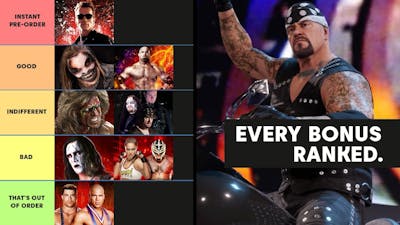 Ranking EVERY WWE 2K Game Pre-Order Bonus From WORST To BEST