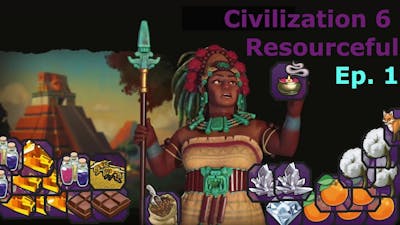 Civilization 6 Achievement Run: Resourceful (Maya) Ep. 1